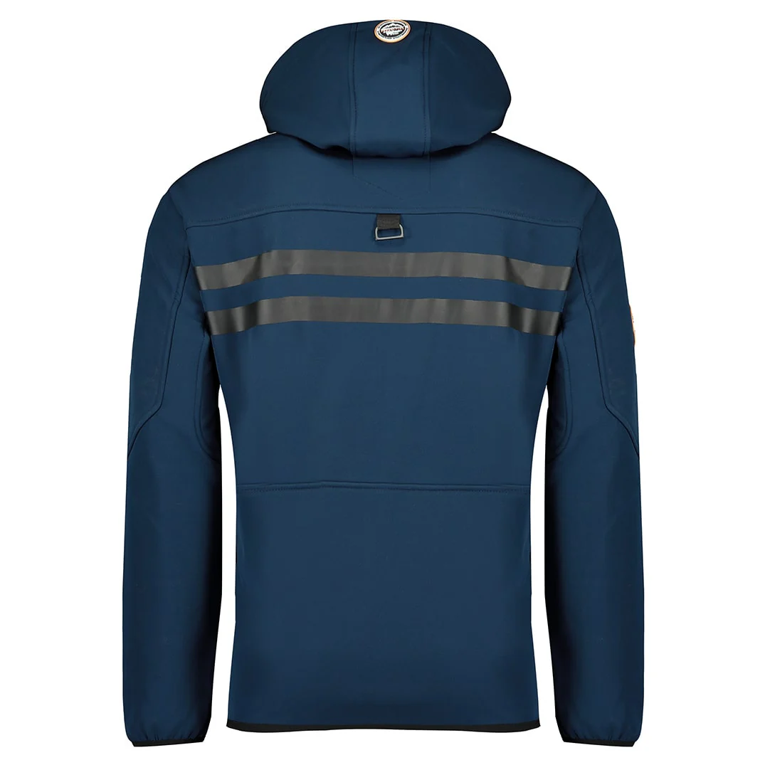 Chaqueta Softshell Hombre Royaute Navy / Fluo Orange - Image 2