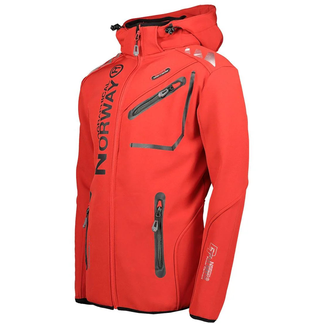 Chaqueta Softshell Hombre Royaute Rojo / Negro - Image 3