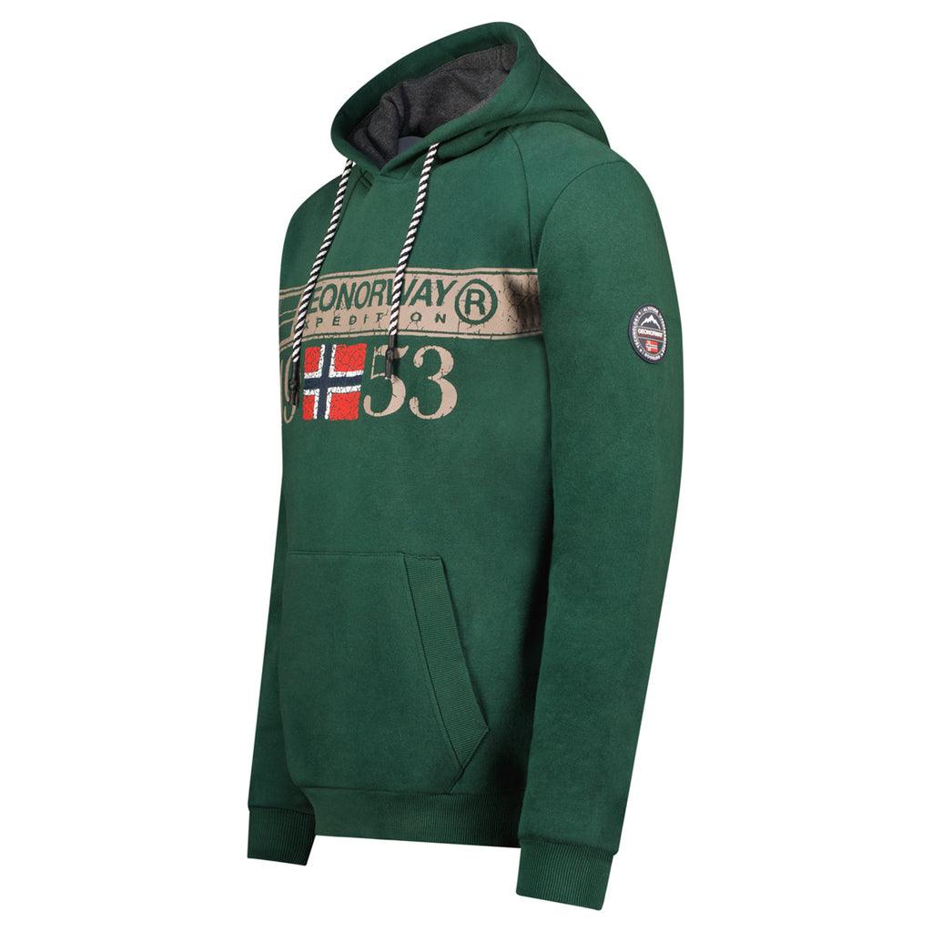 Sudadera De Hombre Fastlife Verde Oscuro - Image 3