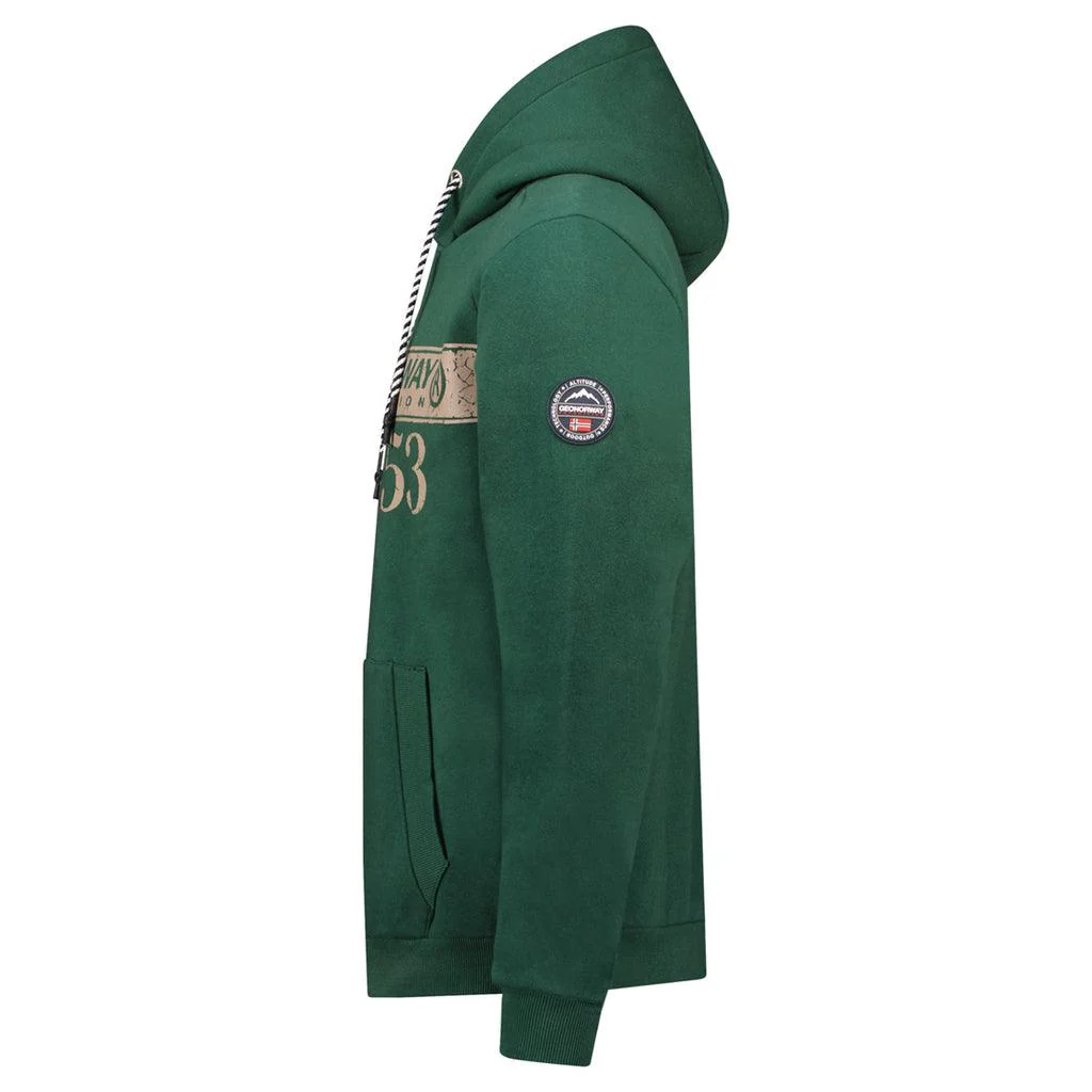 Sudadera De Hombre Fastlife Verde Oscuro - Image 4