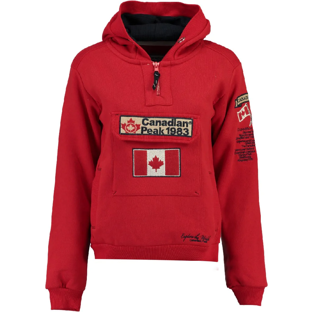 Sudadera De Hombre Galapagos Rojo