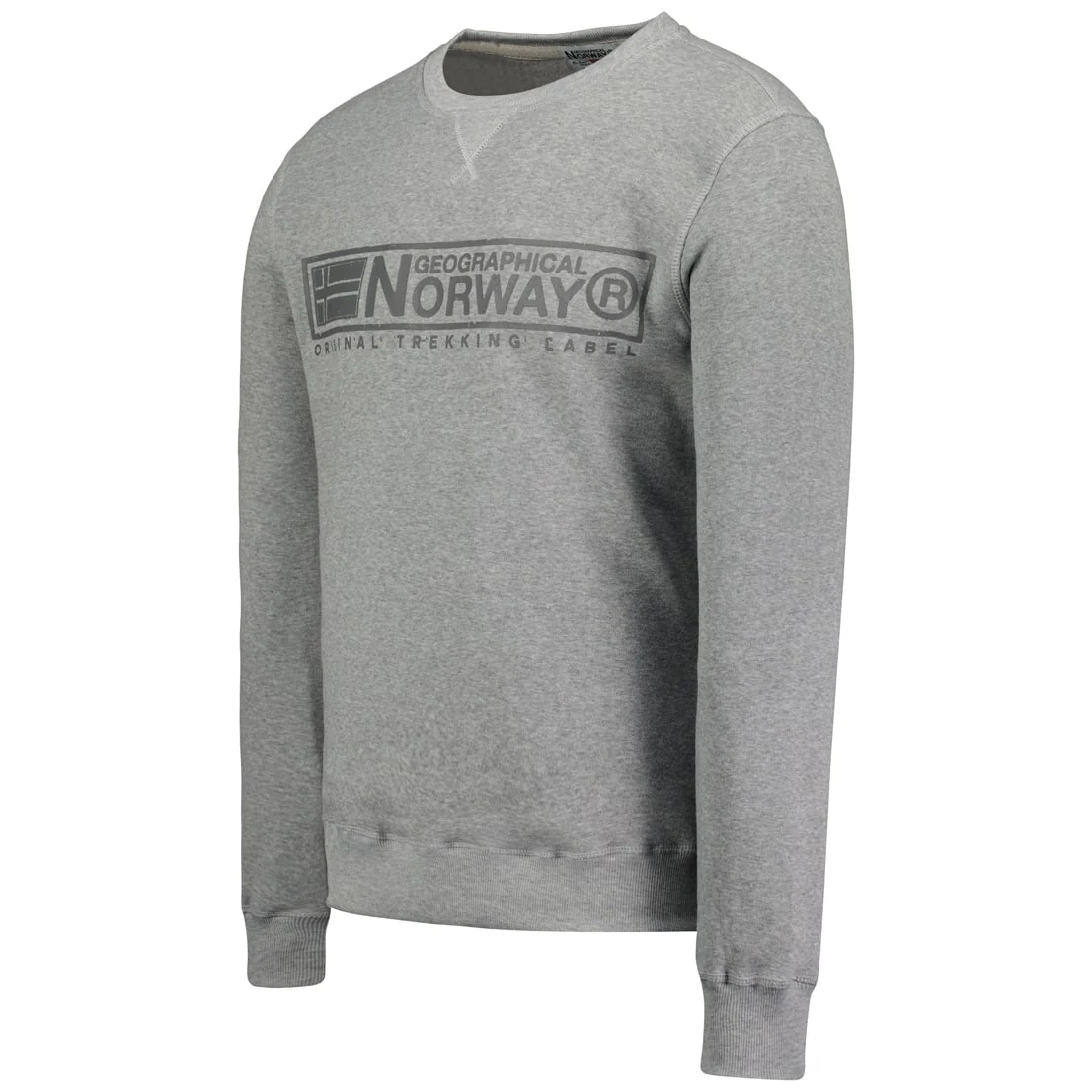 Sudadera De Hombre Gantoine Gris Melange - Image 3
