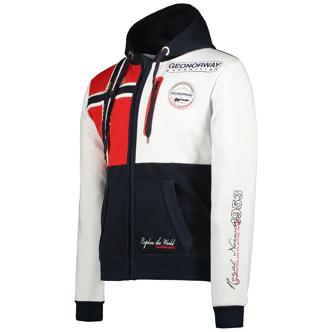 Sudadera De Hombre Gexplore Azul Marino - Image 3