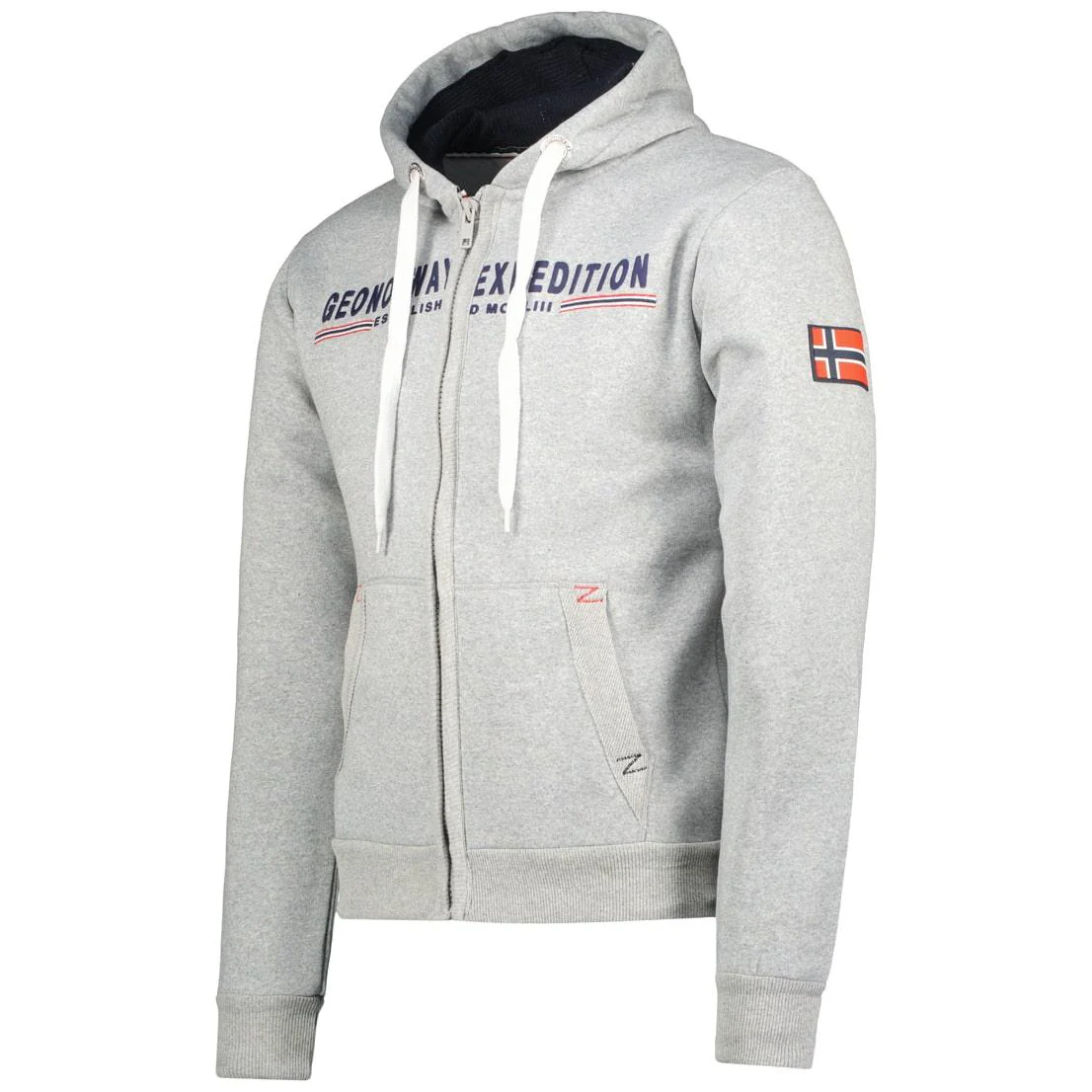 Sudadera De Hombre Golivier  Gris Claro - Image 3