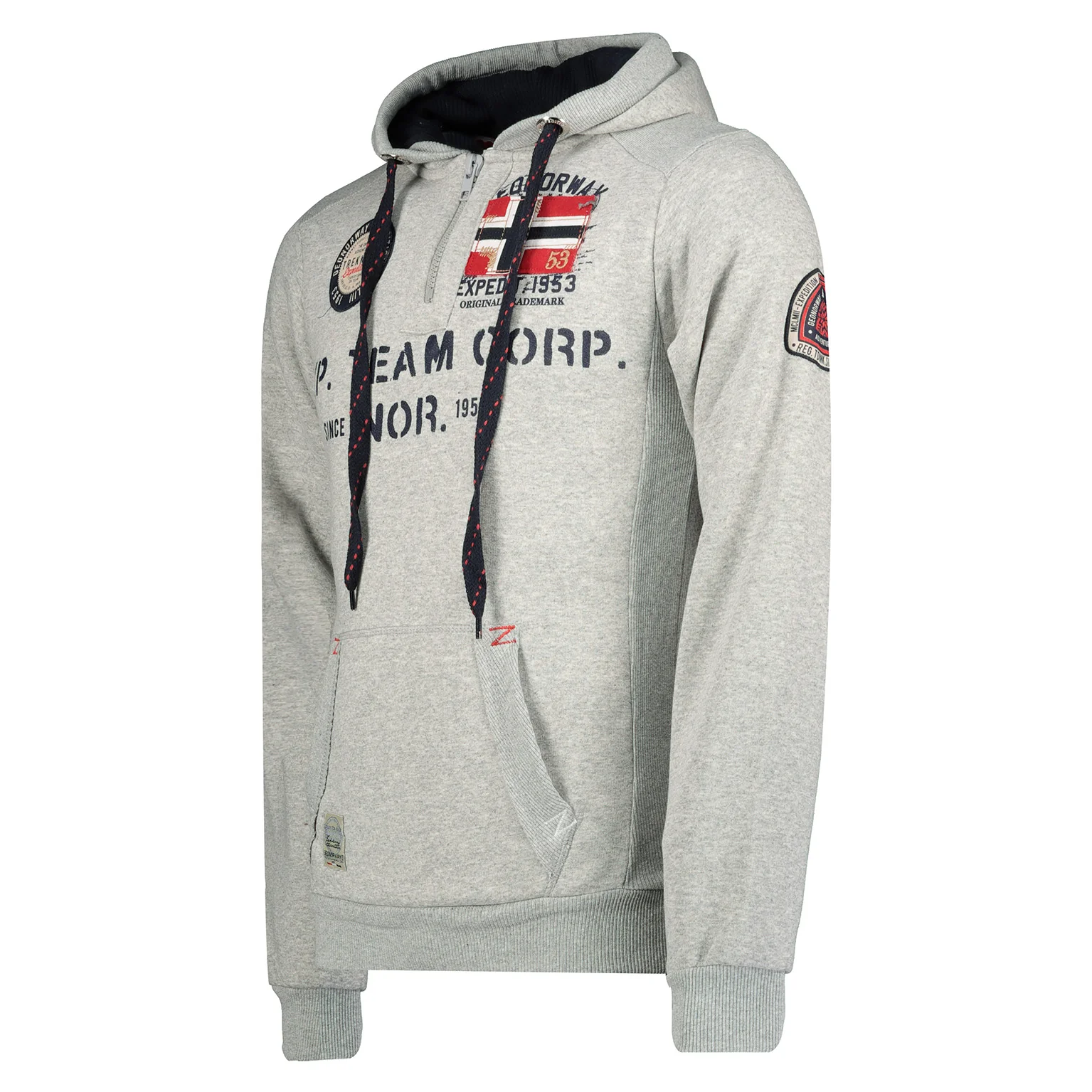 Sudadera De Hombre Goptaine Gris Claro - Image 3