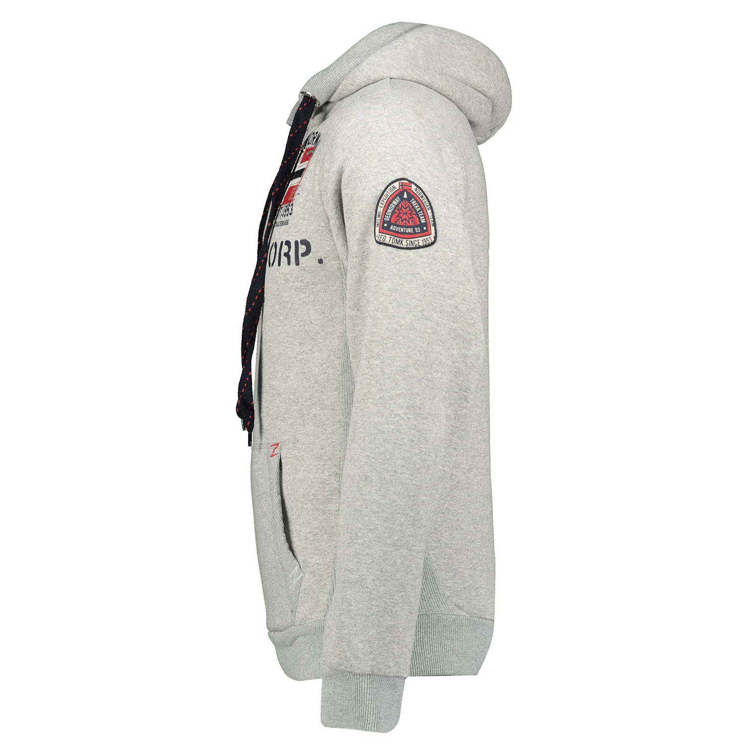 Sudadera De Hombre Goptaine Gris Claro - Image 4