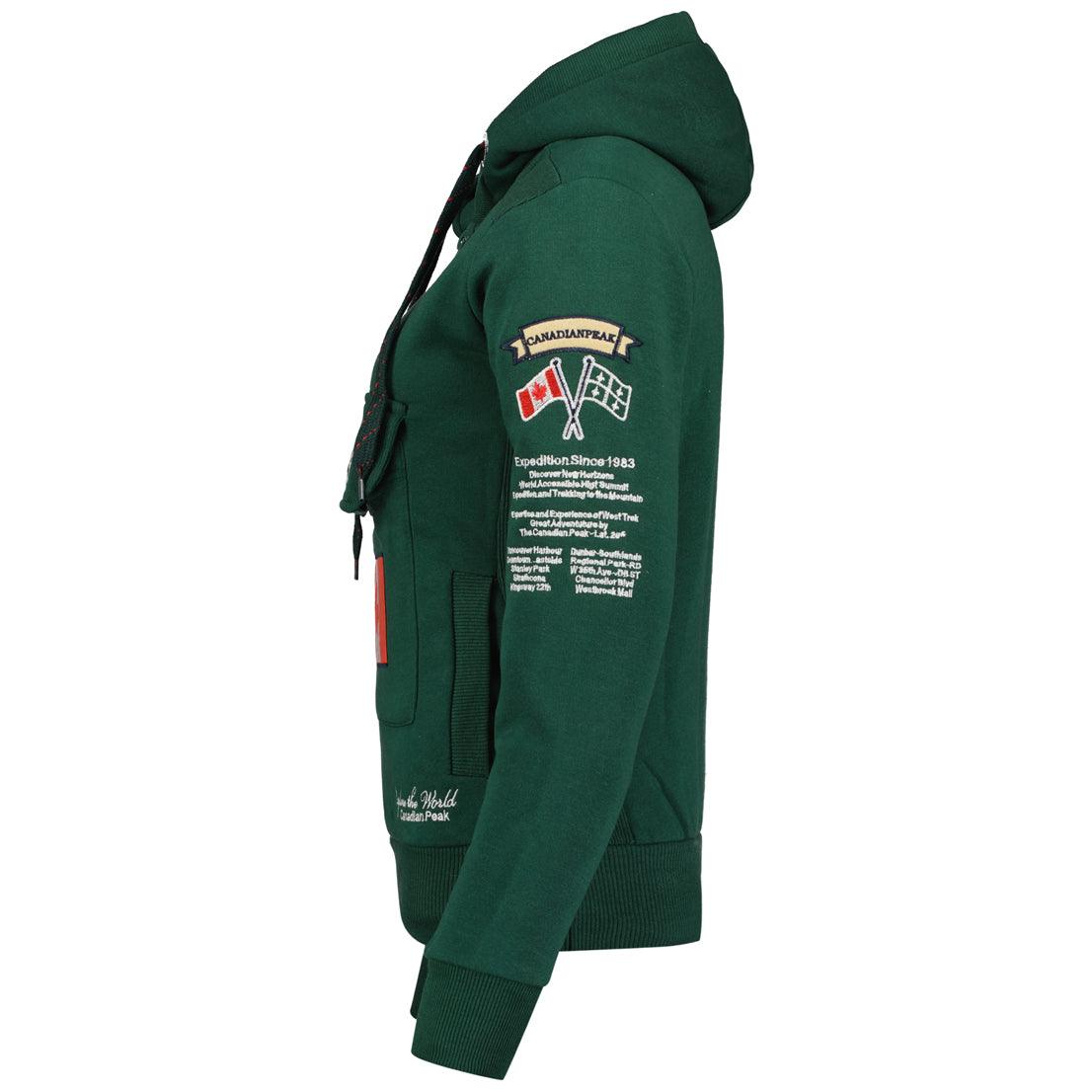 Sudadera Mujer Gyrelle Verde Oscuro - Image 3