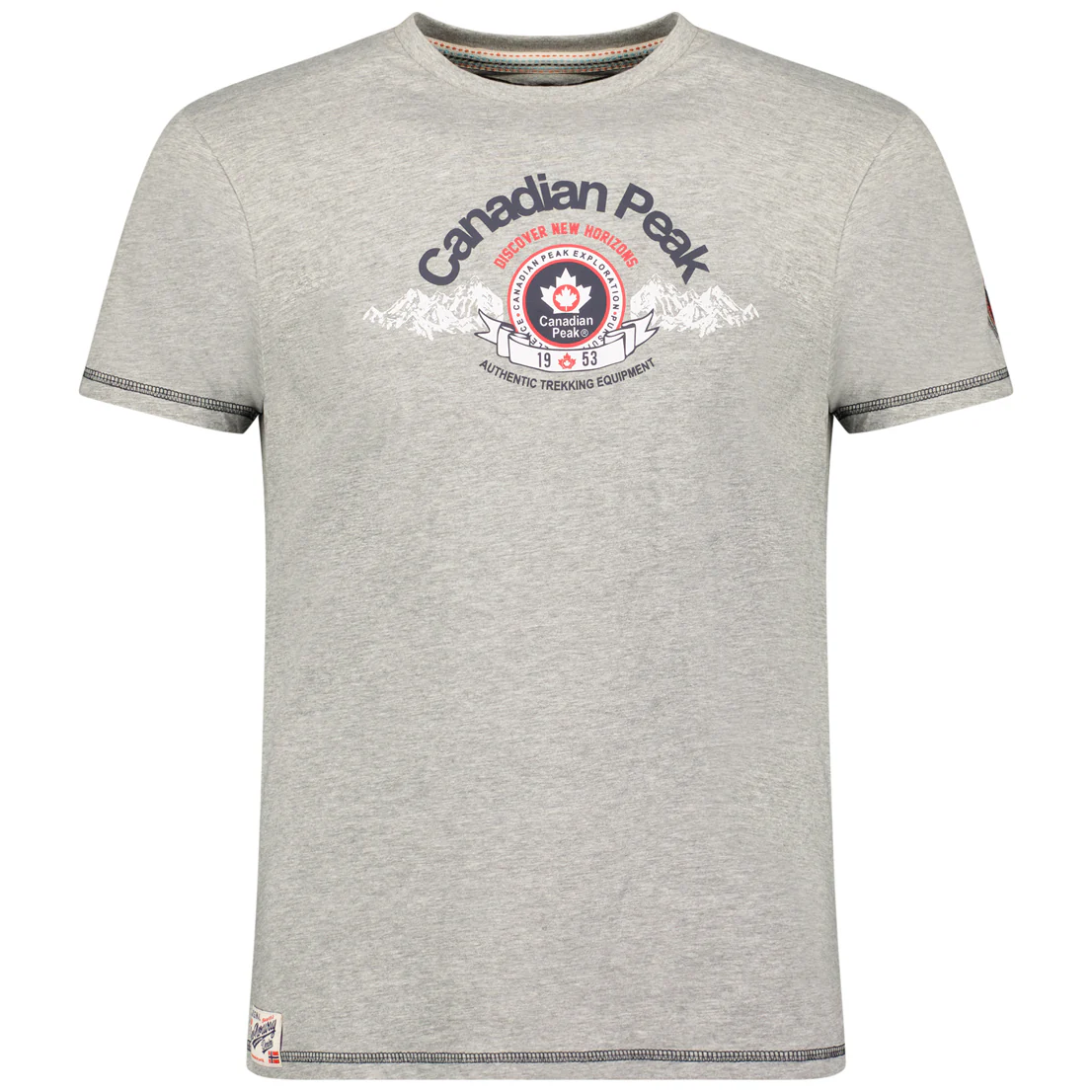 Camiseta Hombre Janado Gris Melange