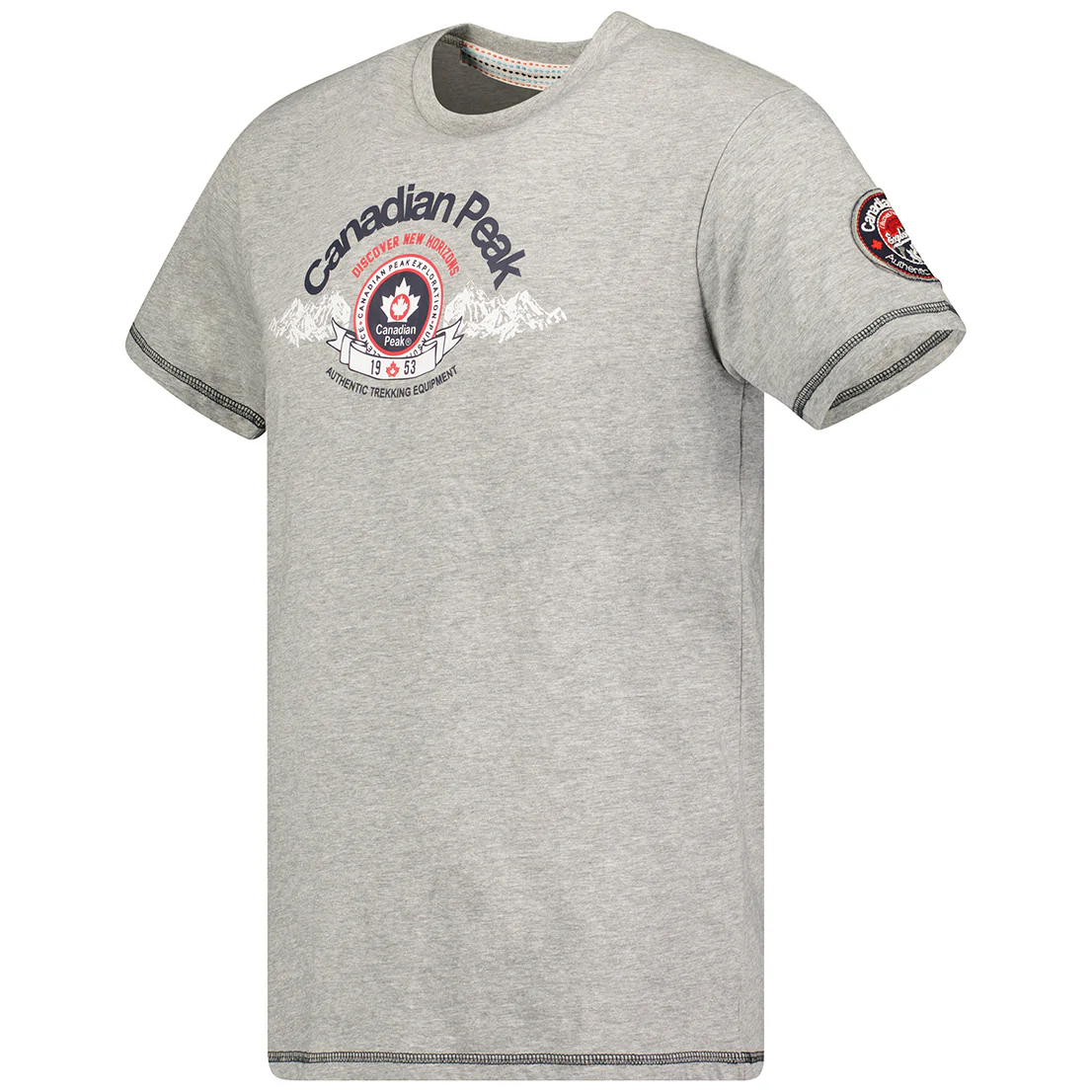 Camiseta Hombre Janado Gris Melange - Image 3