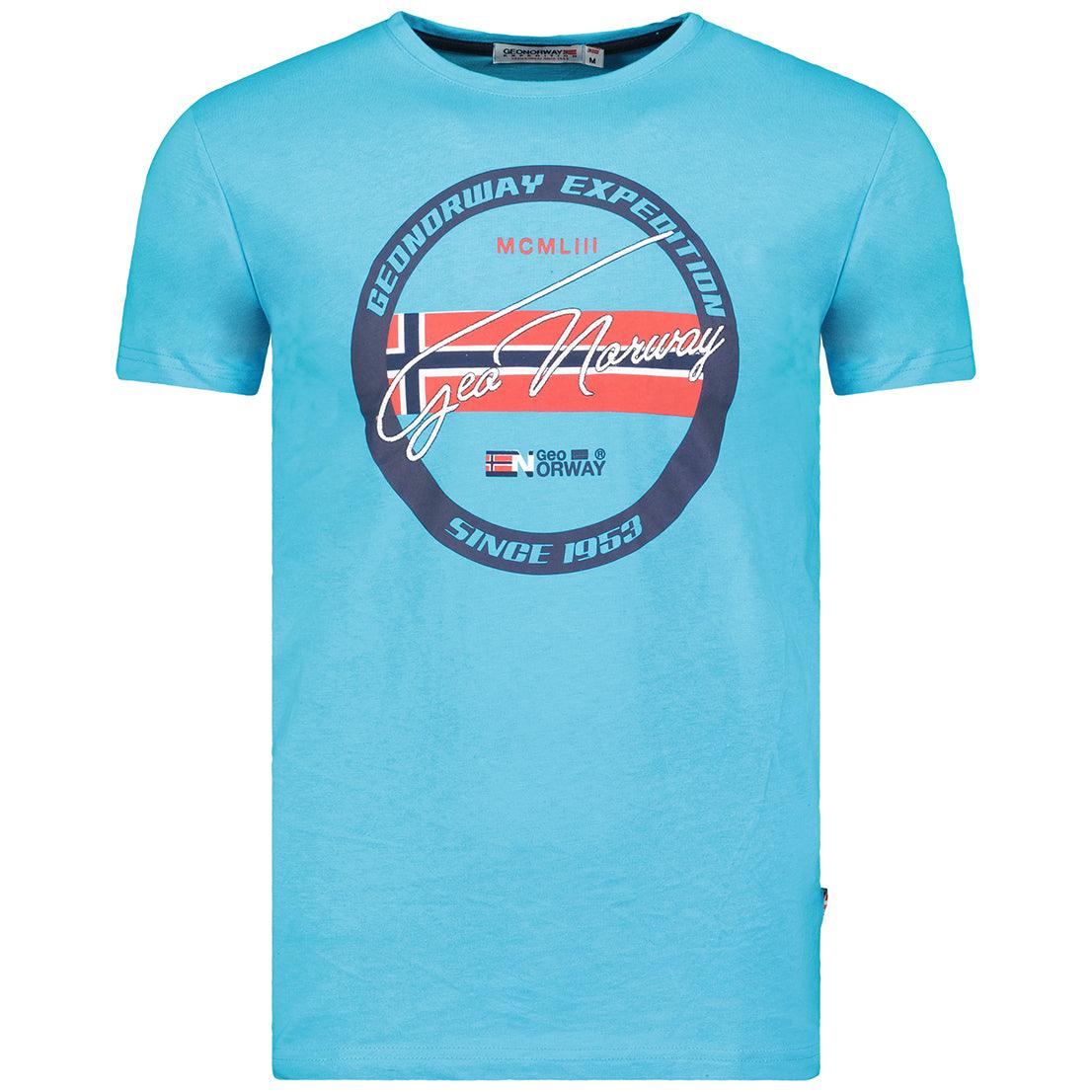 Camiseta Hombre Jaris Turquesa