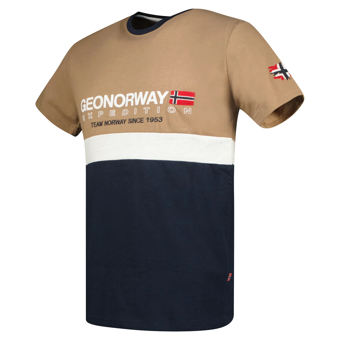 Camiseta Hombre Jdouble Taupe - Image 3