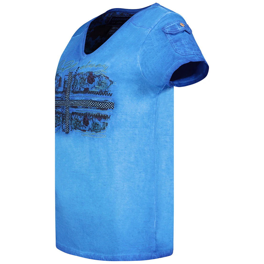 Camiseta De Mujer Jepson  Azul - Image 3