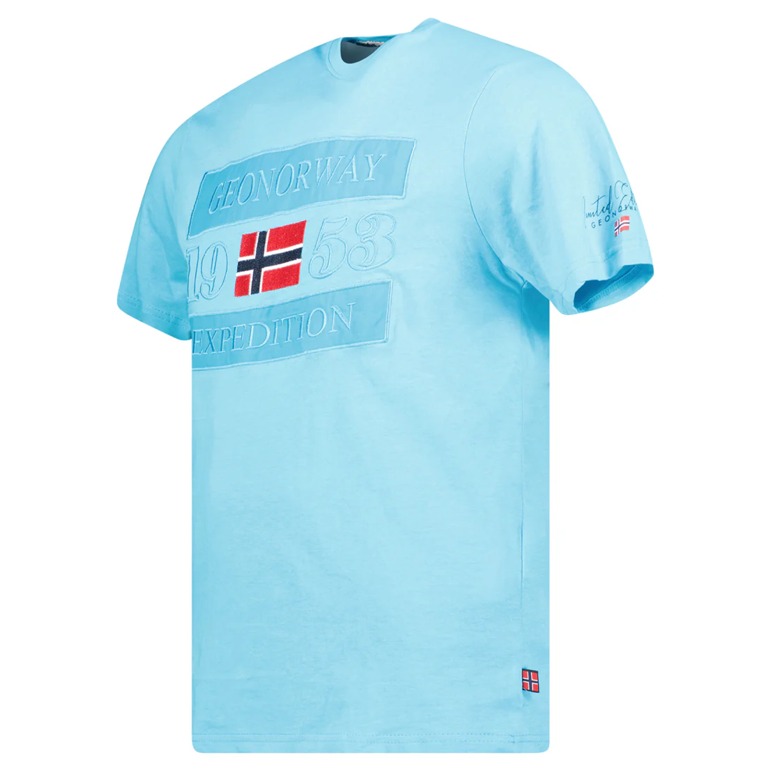 Camiseta Hombre Jimonsen Turquesa - Image 3