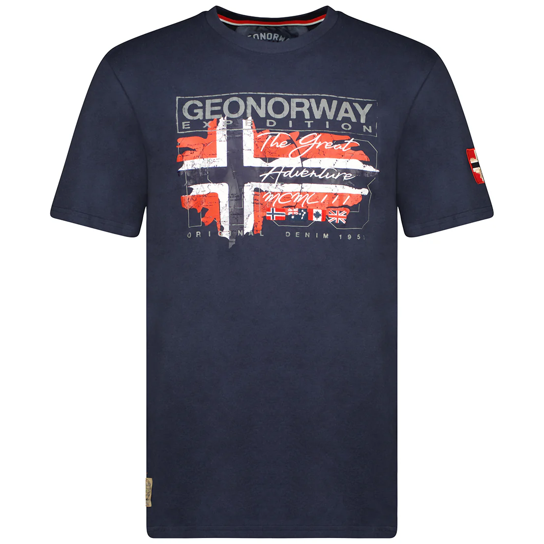 Camiseta Hombre Jrusty Azul Marino