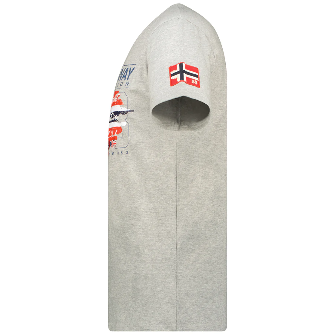 Camiseta Hombre Jrusty Gris Melange - Image 4
