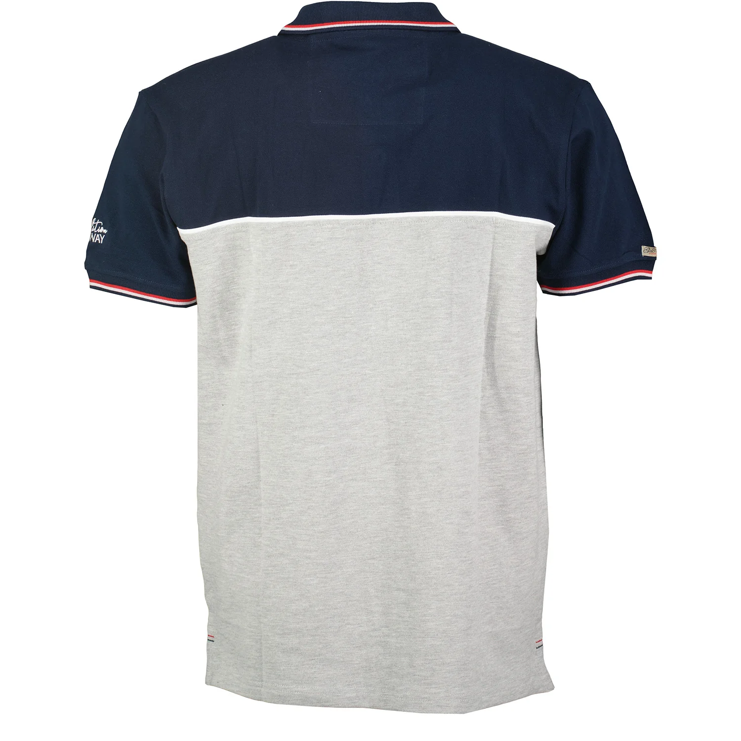 Polo Hombre Kerato Contrast Gris / Negro - Image 2