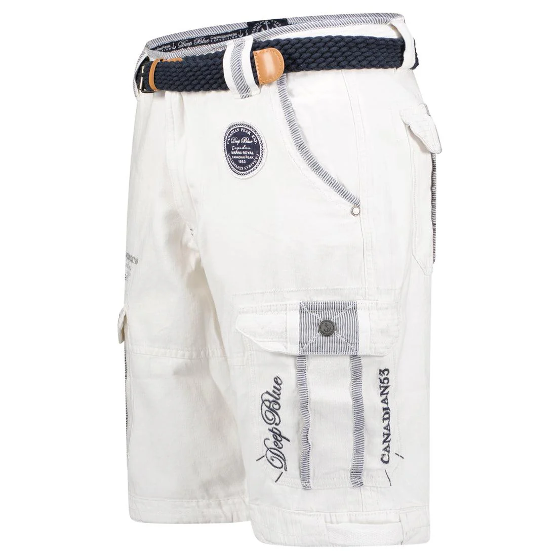 Bermuda Hombre Pailletteak Blanco - Image 3