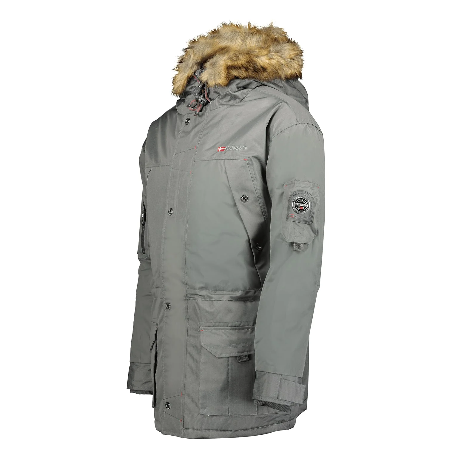 Parka De Hombre Abiosaure Gris Oscuro - Image 3