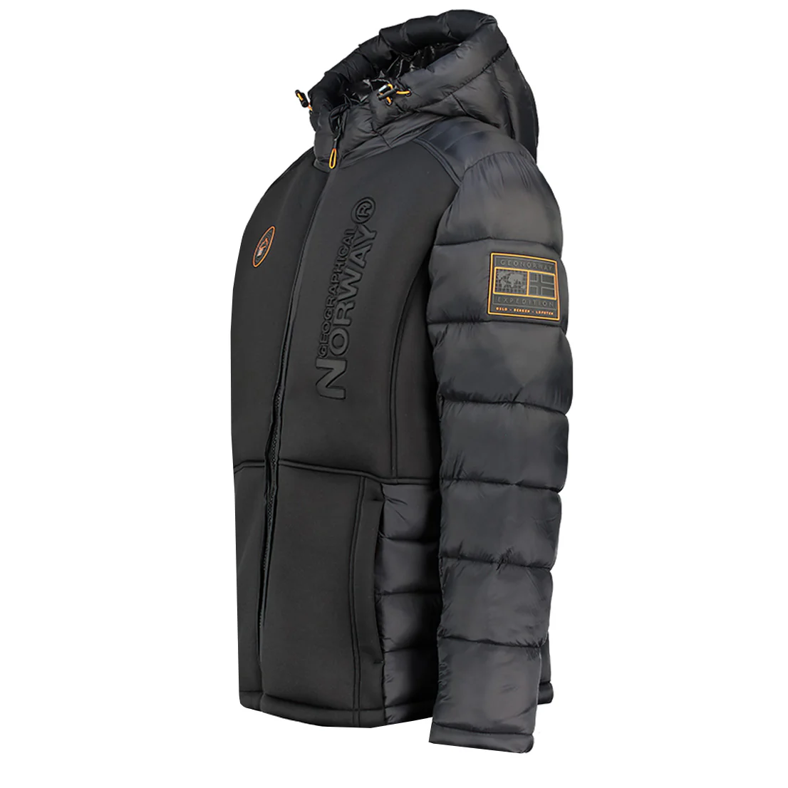 Parka De Hombre Bafare Negro - Image 3