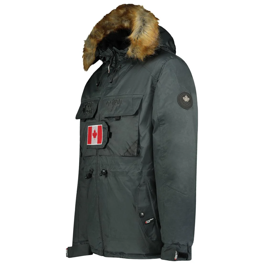 Parka De Hombre Bantouneak Gris Oscuro - Image 3
