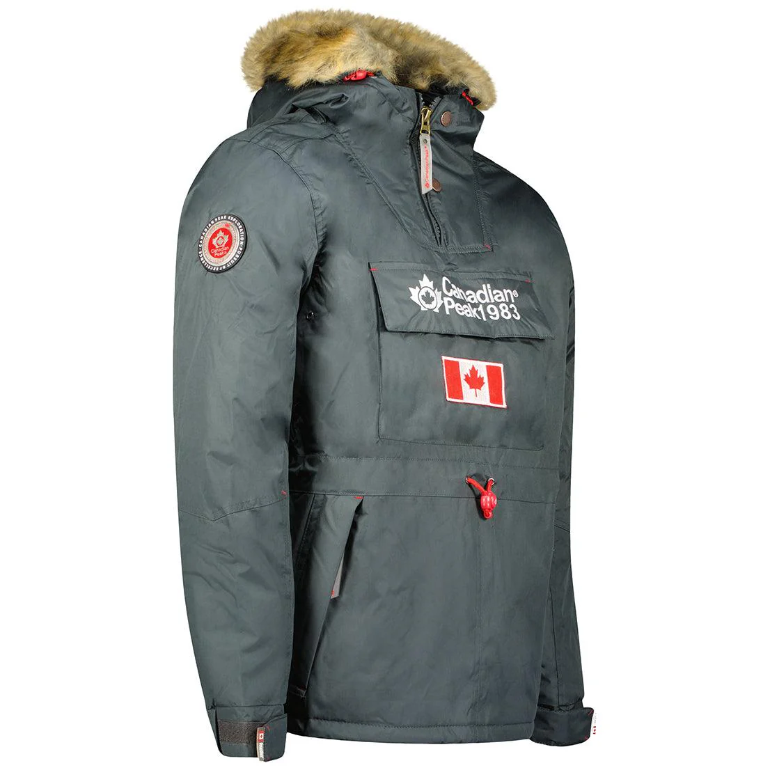 Parka De Hombre Bonopeak Gris Oscuro - Image 3