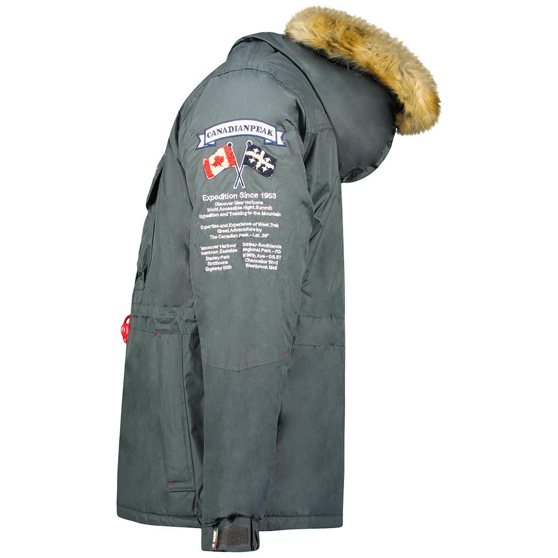 Parka De Hombre Bonopeak Gris Oscuro - Image 4