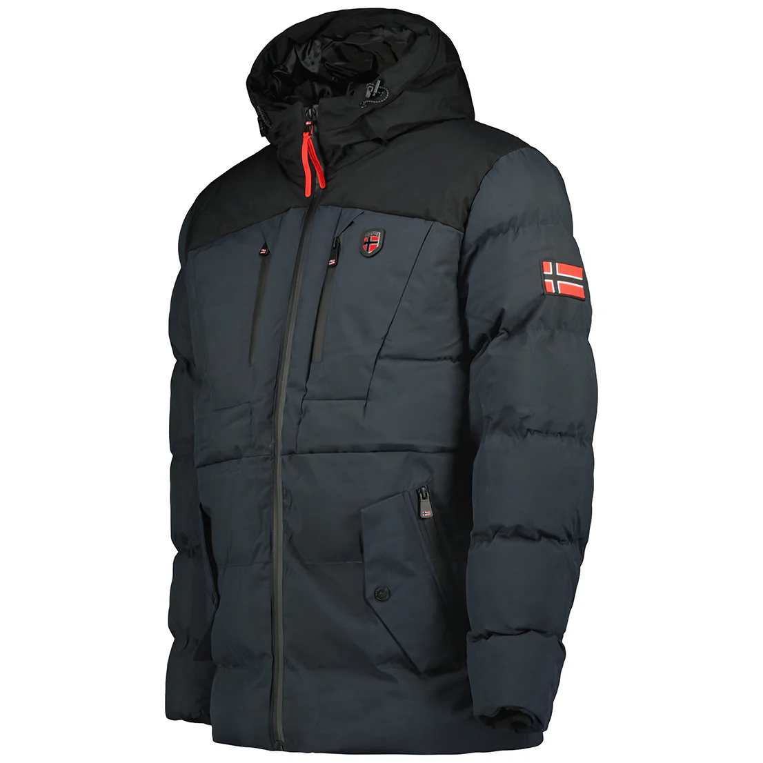Parka De Hombre Cachot Azul Marino / Negro - Image 3
