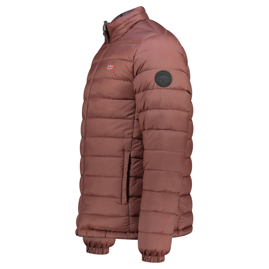 Parka De Hombre California Reversible Gris Oscuro / Burdeos - Image 2