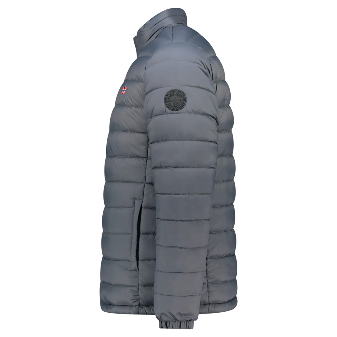 Parka De Hombre California Reversible Gris Oscuro / Burdeos - Image 5