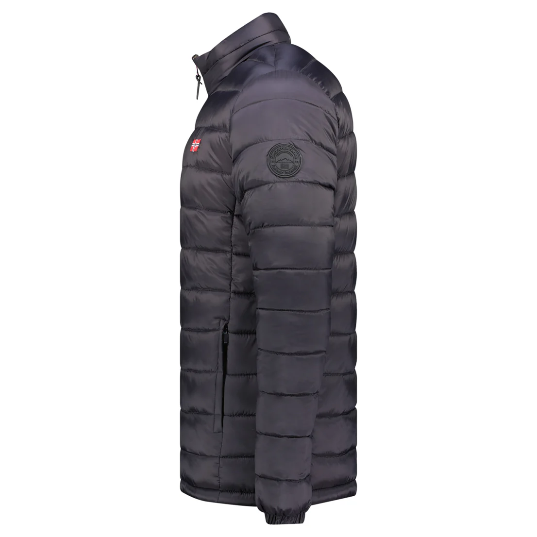 Parka De Hombre California Reversible Negro / Marrón - Image 4