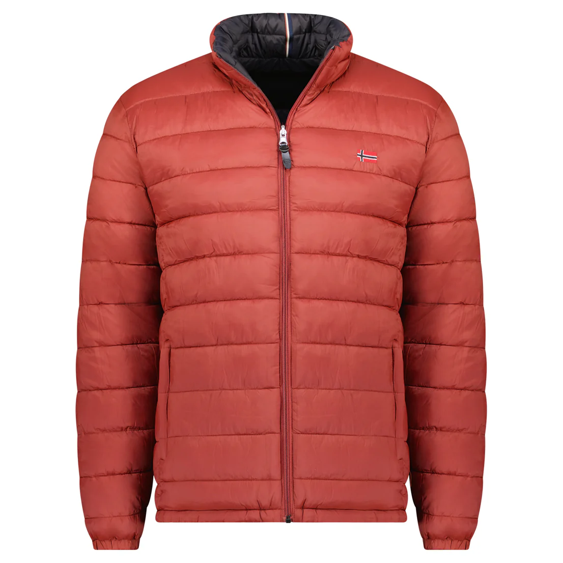 Parka De Hombre California Reversible Negro / Marrón - Image 5