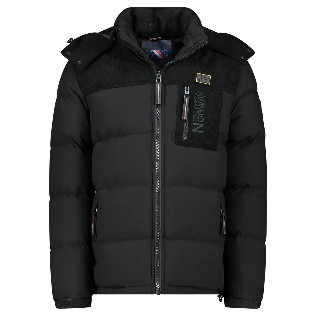 Parka De Hombre Dupalo Negro