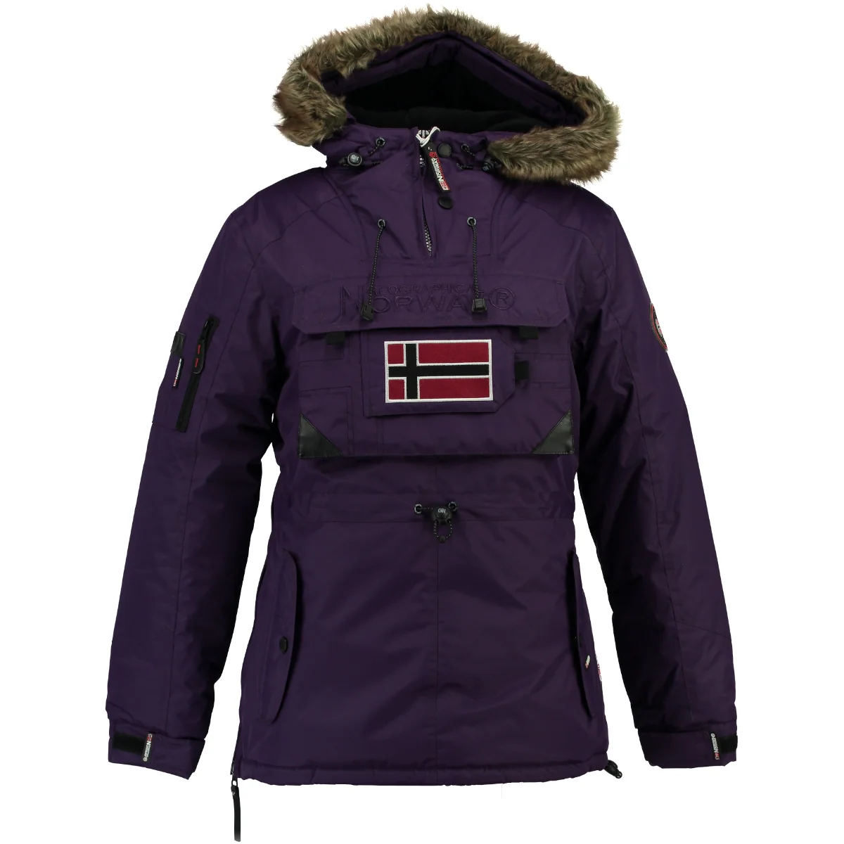 Parka De Mujer Baby  Púrpura