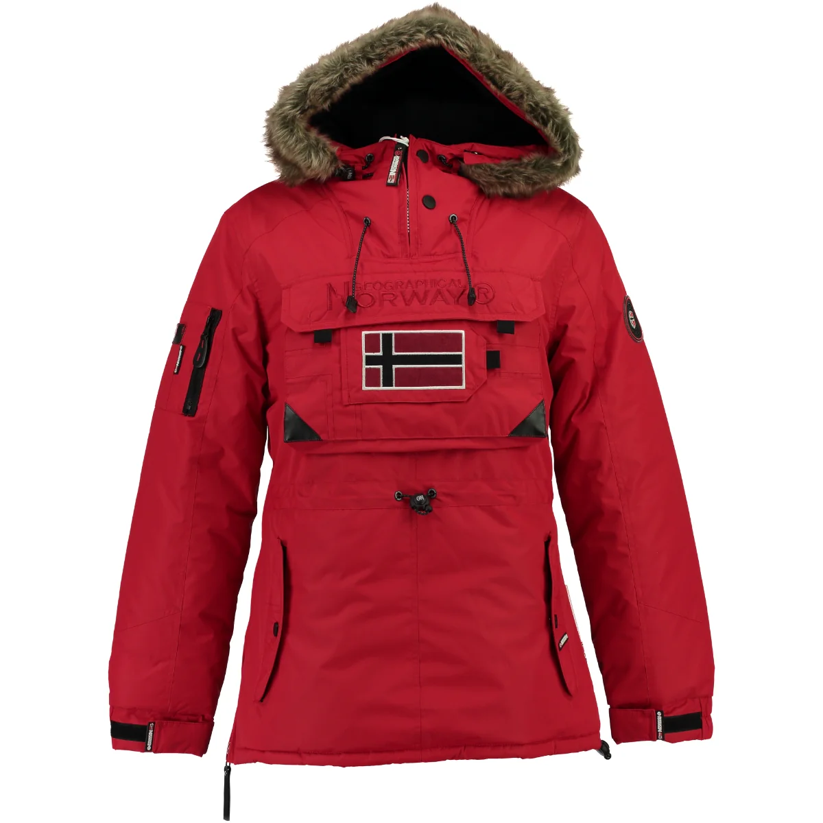 Parka De Mujer Baby  Rojo