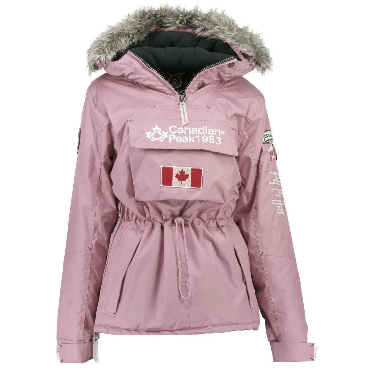 Parka De Mujer Banina Rosa Claro