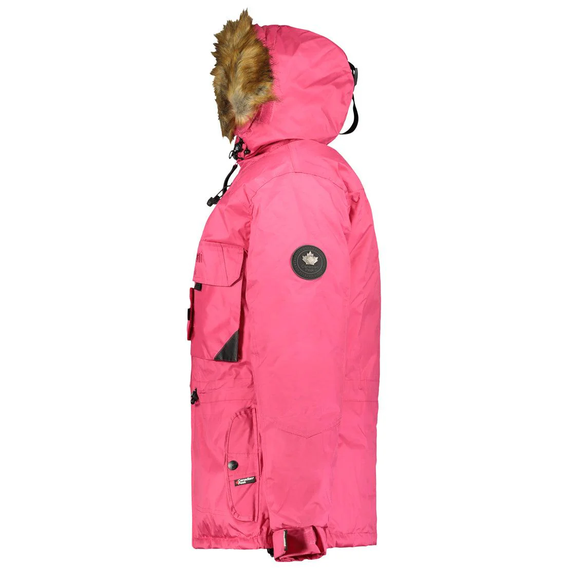 Parka De Mujer Bantouneaka Rosa Llamativo - Image 4
