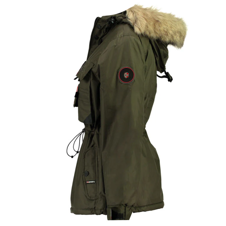 Parka De Mujer Bellaciao Caqui - Image 3