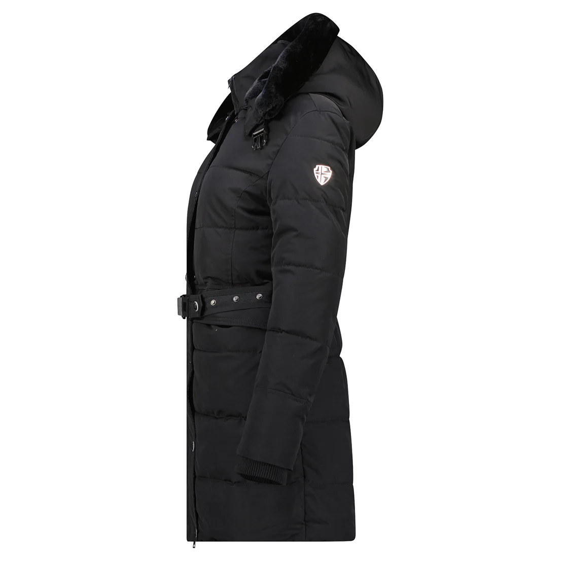 Parka De Mujer Bettino Negro - Image 4