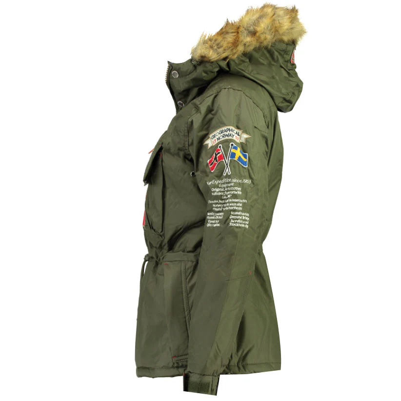 Parka De Mujer Boomera Caqui - Image 3
