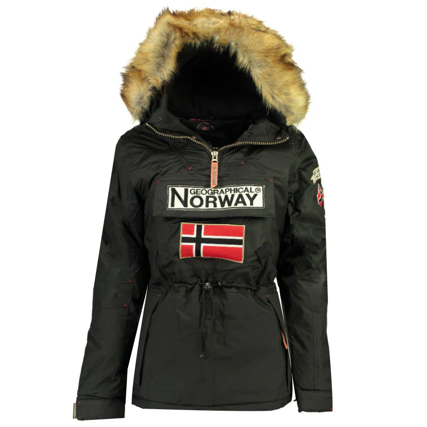 Parka De Mujer Boomera Negro