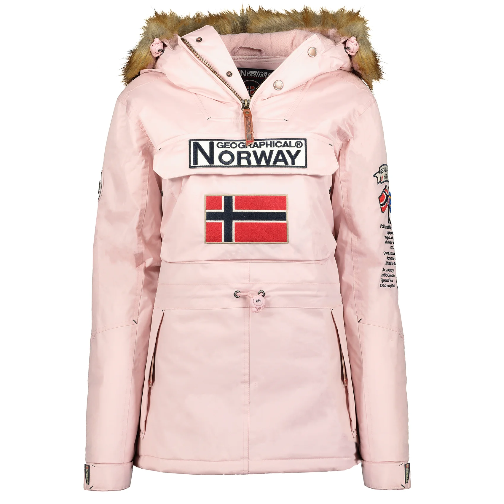 Parka De Mujer Boomera Rosa Claro