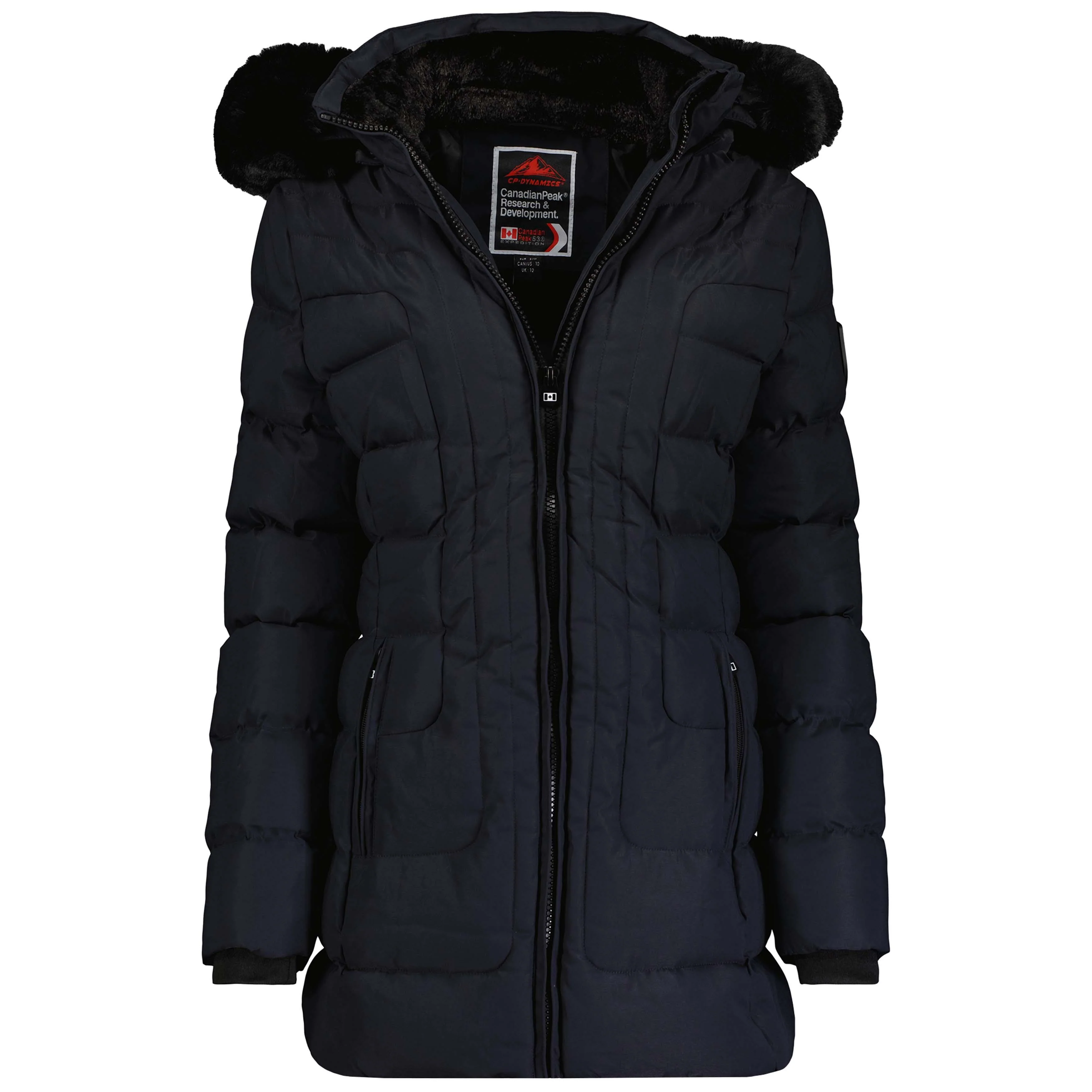 Parka De Mujer Braceleak Azul Marino