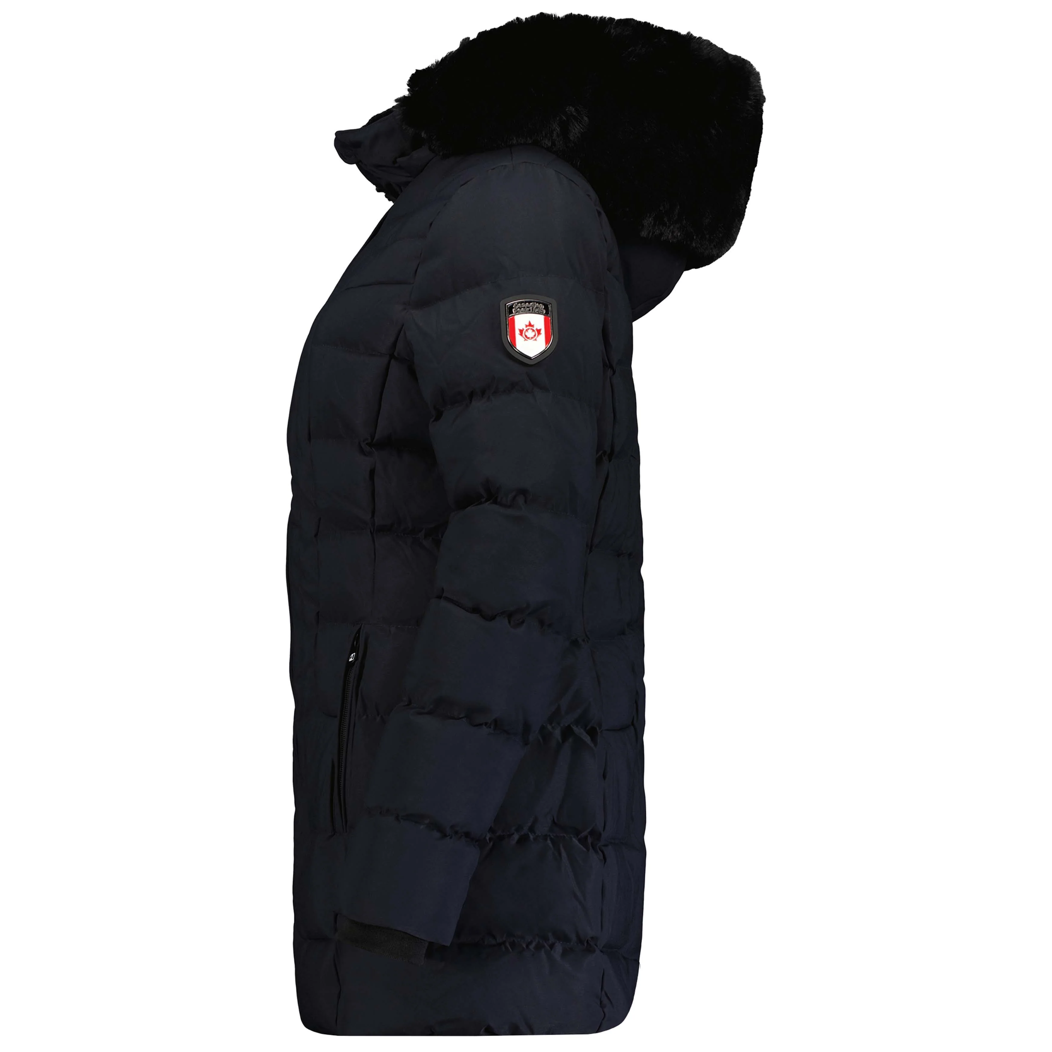 Parka De Mujer Braceleak Azul Marino - Image 3