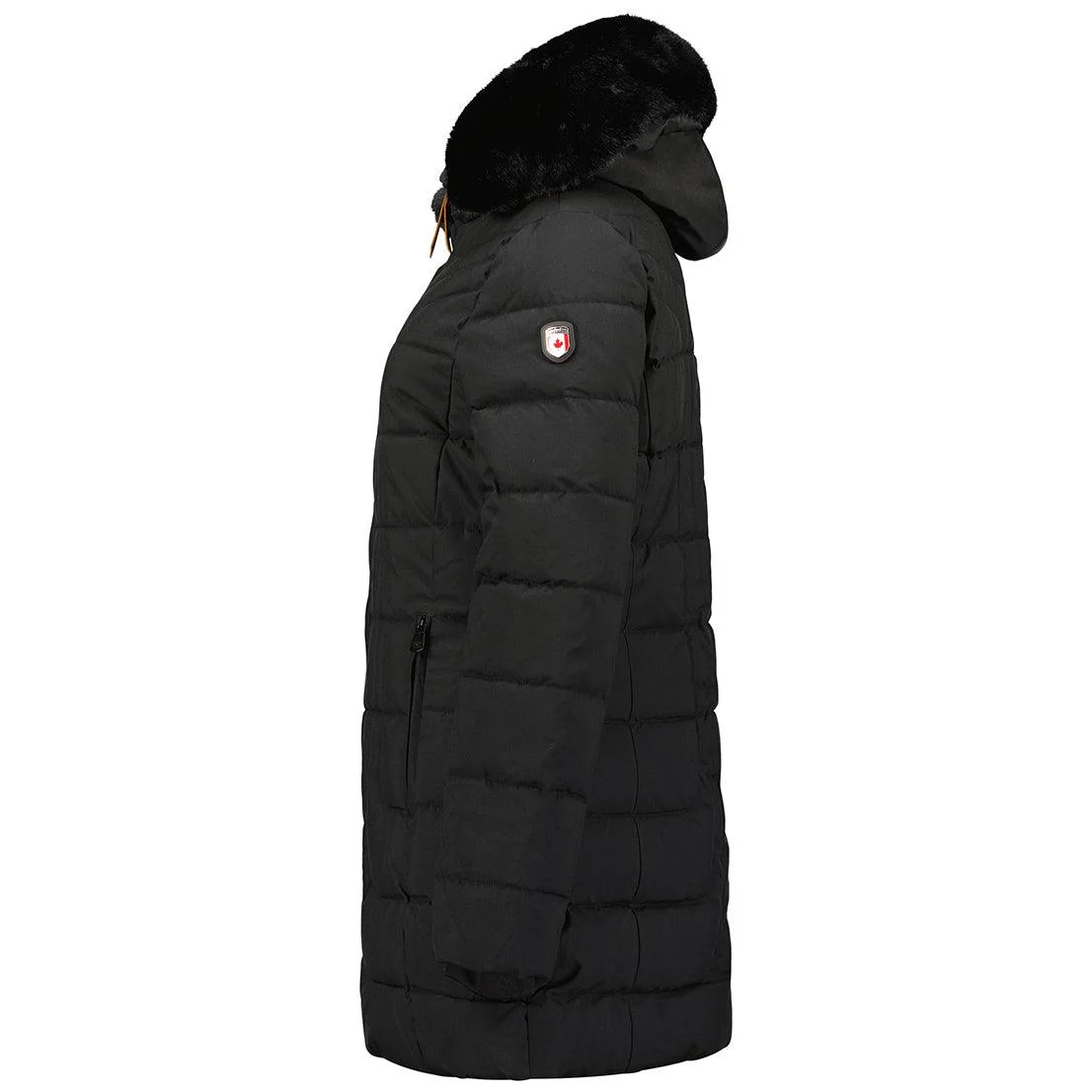 Parka De Mujer Braceleak Negro - Image 3