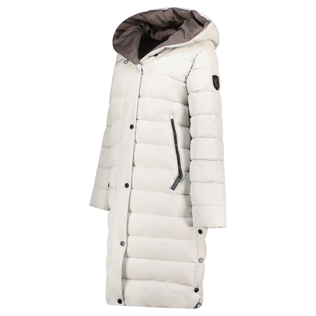 Parka De Mujer Constance Gris - Image 3