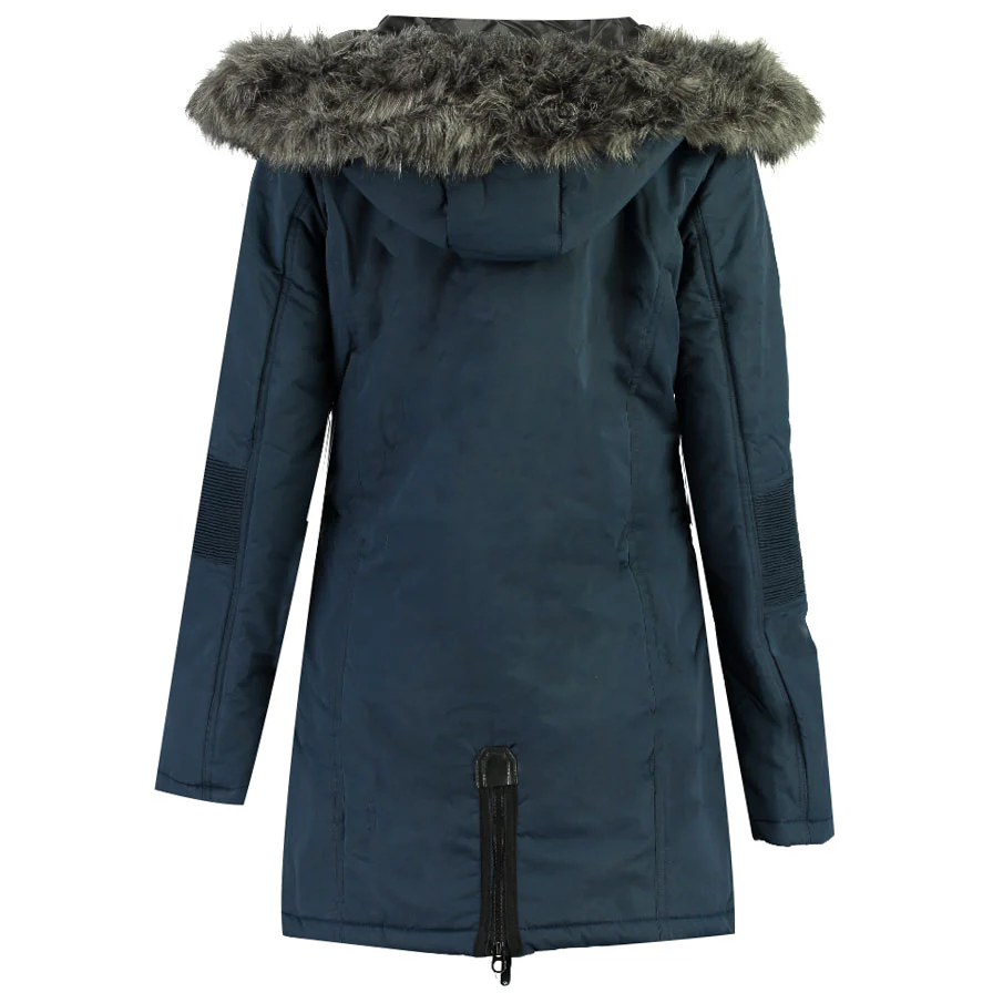Parka De Mujer Coraly Azul Marino - Image 2