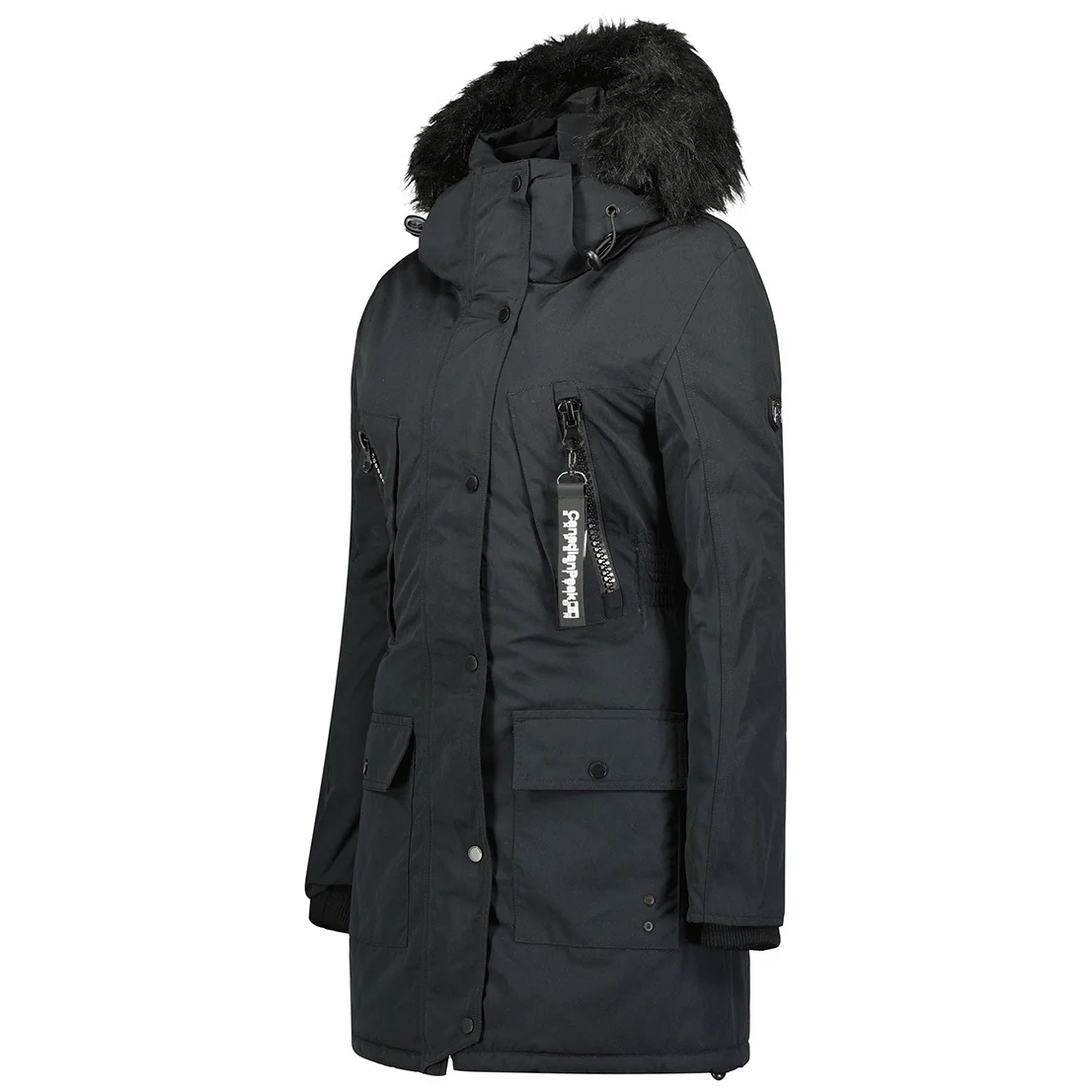 Parka De Mujer Corteak Negro - Image 3