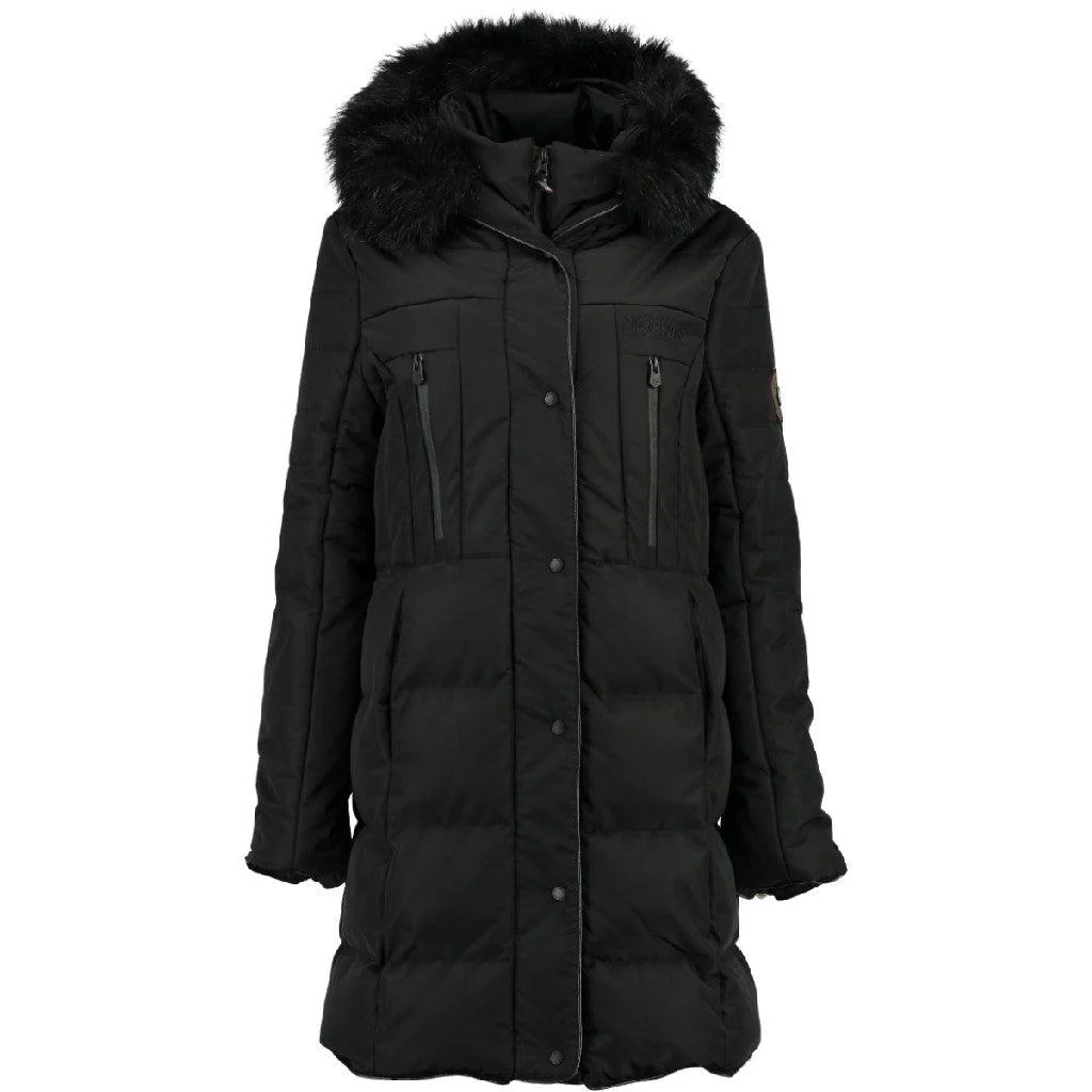 Parka De Mujer Diaz Negro