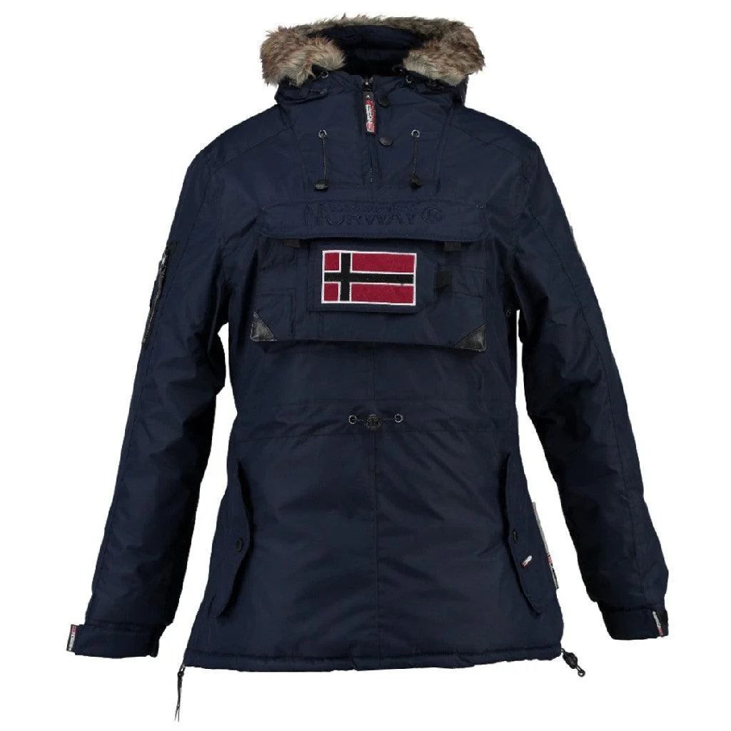 Parka De Niña Baby Azul Marino