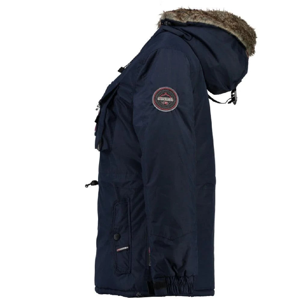 Parka De Niña Baby Azul Marino - Image 3